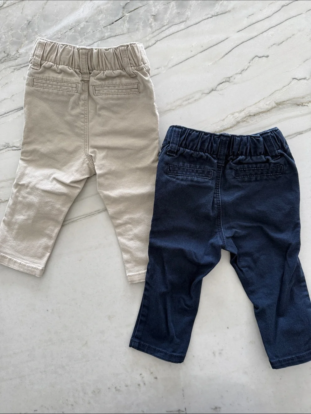 Toddler Khaki & Navy Chinos